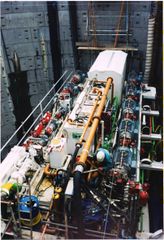 TBM supporting machinery.